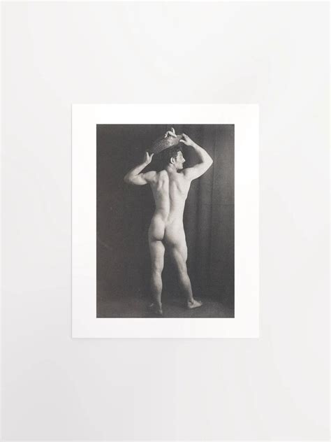 Academic Male Nude From Behind By Wilhelm Von Gloeden C Print COLLIDE PRESS Shop