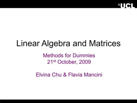 Linearalgebra Ppt