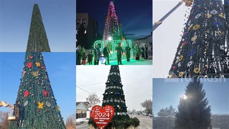 Turmush: Фото — ТОП-10 установленных елок в регионах республики и их ...
