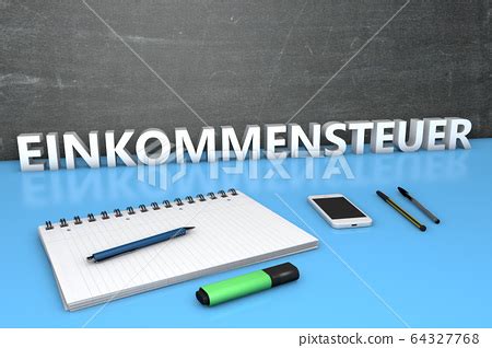 Einkommensteuer Stock Illustration Pixta