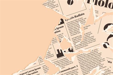 Ручной обращается старый фон газеты | Бесплатно векторы