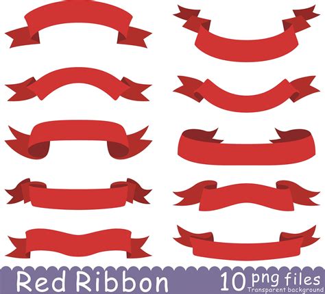 Red Ribbon Banner Clip Art