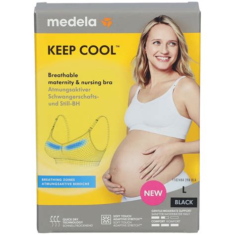 Medela Keep Cool Schwangerschafts Still Bh Schwarz Gr L St Shop