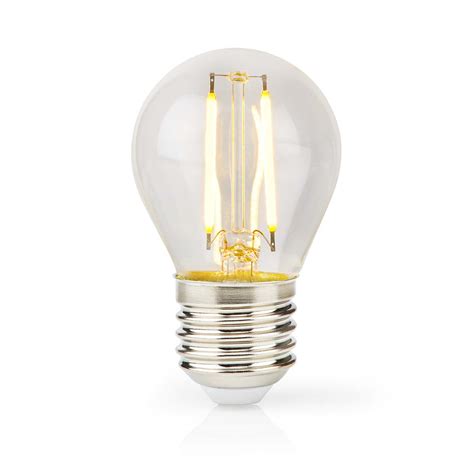 LED Filament Bulb E27 G45 2 W 250 Lm 2700 K Warm White