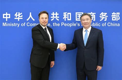 Elon Musks China Visit Includes Stops At Commerce And Industry Ministries