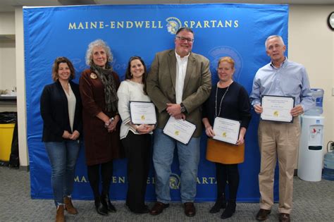 Boe Recognizes School And Community Members Maine Endwell Central