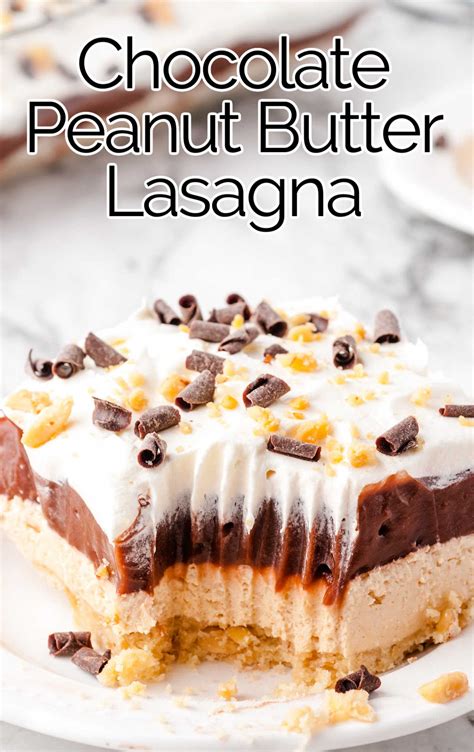 Chocolate Peanut Butter Lasagna Pass The Dessert