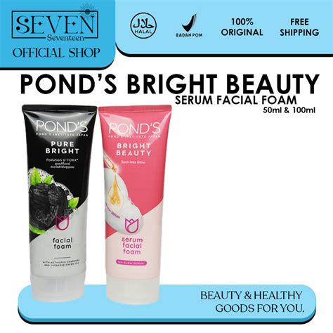 Jual Ponds Bright Beauty Serum Facial Foam Sabun Muka With Hyaluronic