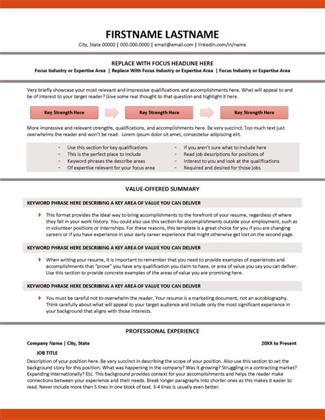 Achievements-Filled Resume Template; Fast, Easy & ATS-Friendly