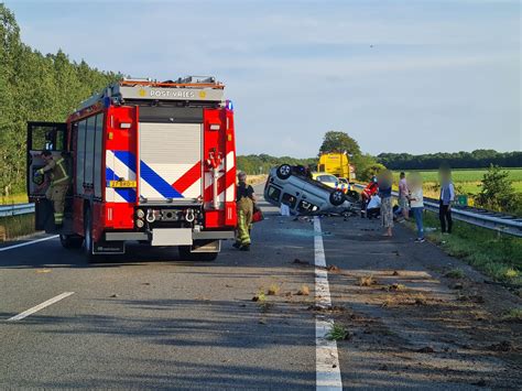 Ernstig Gewonde Bij Ongeluk Op De A Snelweg Dicht