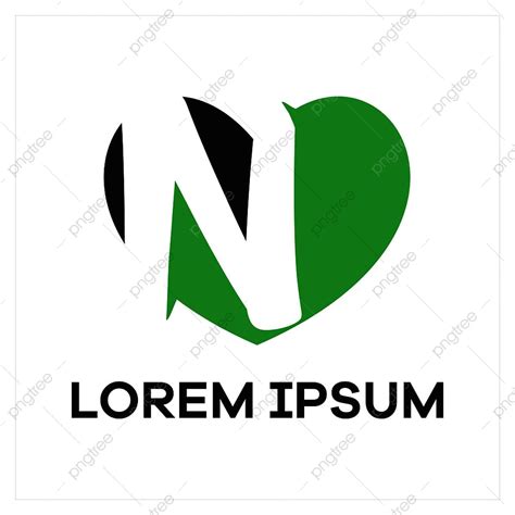 Gambar Desain Logo Huruf N Merek Perusahaan Ilustrasi Png Dan Vektor