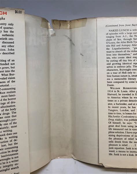 Naked Lunch By Burroughs William Hardcover Grove Biblio