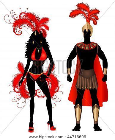 Carnival Silhouette Vector Photo Free Trial Bigstock