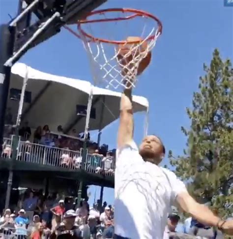 Watch Steph Curry Try to Dunk 3 Times in His Golf Clothes & Fail ...