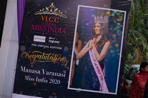 Vlcc Femina Miss India World 2020 Manasa Varanasis Homecoming