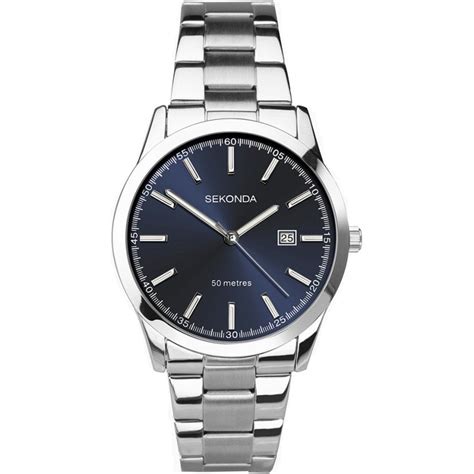 Sekonda Men S Blue Dial 41mm Watch Watches From Francis Gaye