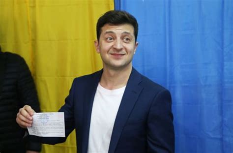 Ukraine Wahl Komiker Selenskyj als neuer Präsident gefeiert Politik