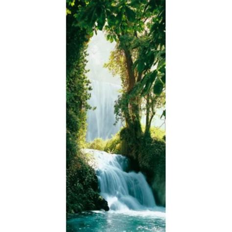 Poster Papier Peint Cascades Cascade De Saragosse 200 X 86 Cm