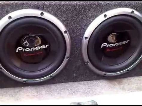 Subwoofer Pioneer Champions Tsw D Doble Bobina Ohm Youtube