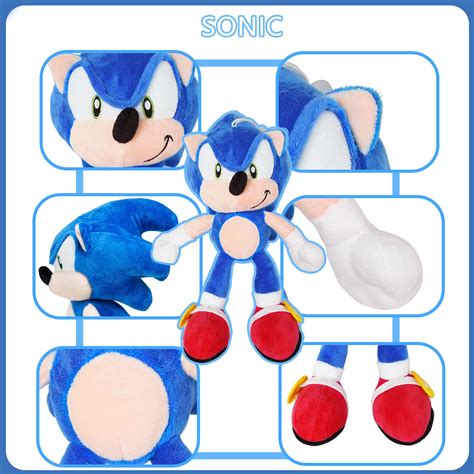 Buy Sonic Plush Toy Blue Stuffed Animal Plush Doll 11inch Hedgehog