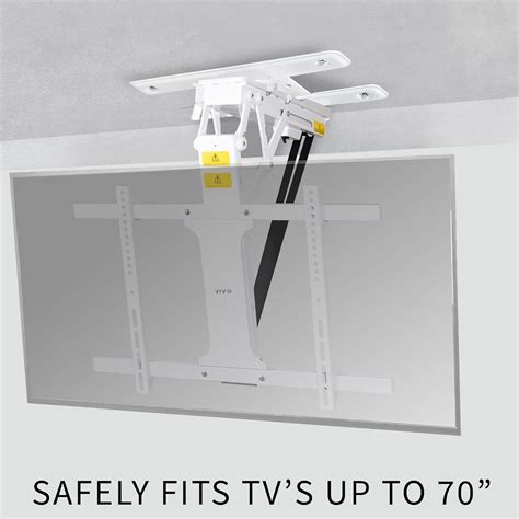 Vivo Soporte De Tv De Techo Giratorio El Ctrico Abatible Para Pantallas