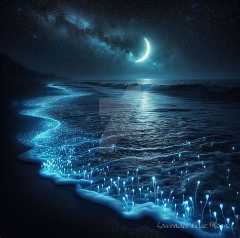 Bioluminescent Sea Creatures_1888 by LavenderBlueMoon on DeviantArt