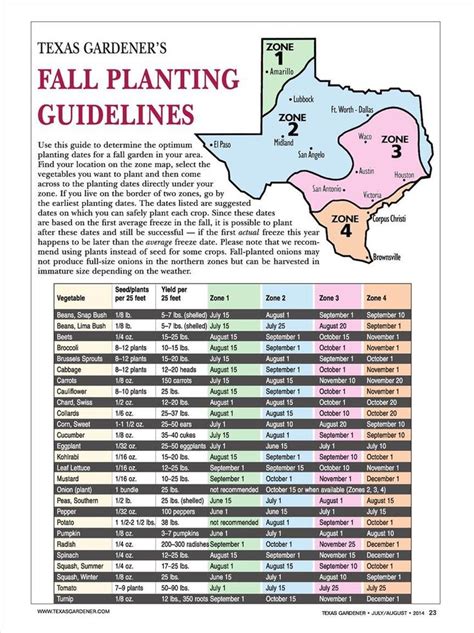 The Texas Gardening Guide For Fall Planting Guidelines