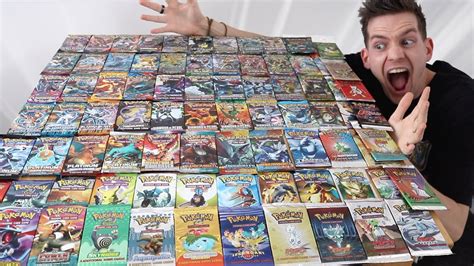 I Open Every PokÉmon Pack Ever Made 1999 2020 Youtube