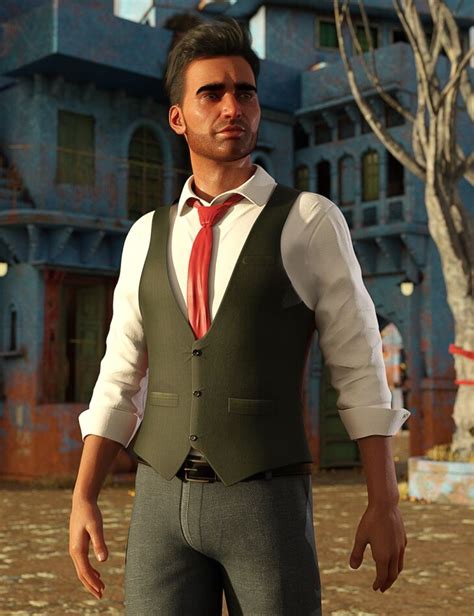 Dforce Casual Vest Outfit For Genesis 8 Males Render State