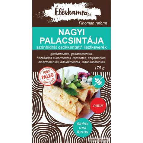 Paleolit Éléskamra nagyi palacsintája lisztkeverék 175 g h