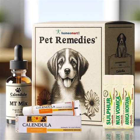 homeopathic dog remedy kit natural solutions  canine health dog