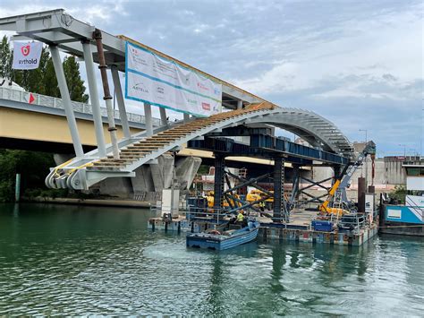 Pose D Une Passerelle Mobilit S Douces Ville De Nogent Sur Marne