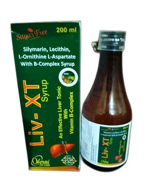 Silymarin Lecithin L Ornithine L Aspartate With B Complex Syrup 200 Ml