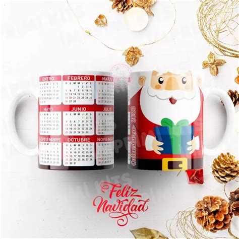 Plantillas Tazas Calendarios 2023 Navidad Sublimar Diseños en venta en