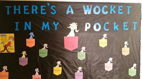 Theres A Wocket In My Pocket Bulletin Board Dr Suess Bulletin