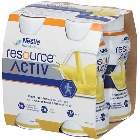 Nestlé Health Science resource Activ Ananas 4x200 ml Redcare Pharmacie