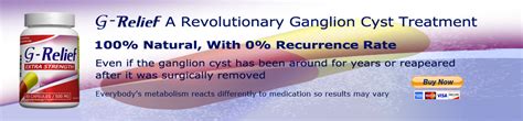 Cyst On Elbow Natural SURGERY Alternative G-Relief Caps FDA Certified