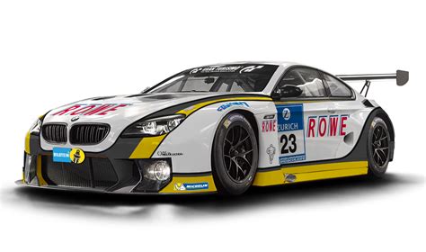 ROWE Racing Illustrates Their BMW M6 GT3 Racing Car