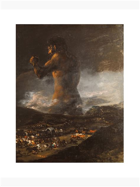 Francisco Goya The Colossus Painting Poster For Sale By Fine