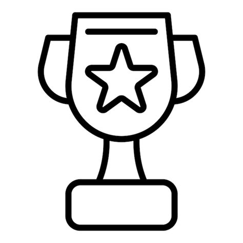 Premium Vector Mentor Win Cup Icon Outline Mentor Win Cup Vector Icon