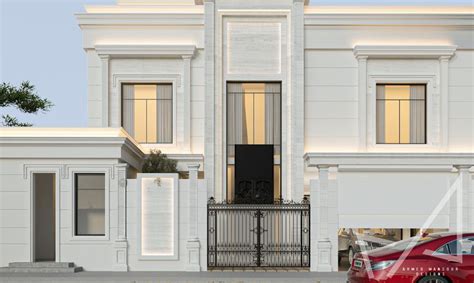 Neo Classic Elevation Design On Behance Classic House Exterior