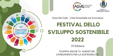 Festival dello Sviluppo Sostenibile a Gioia del Colle Città