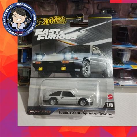 Hot Wheels Premium Fast Furious Toyota AE Sprinter Trueno Lazada PH