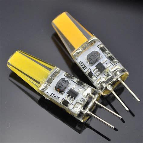 5pcs New Led Lamp G4 Cob 12v Led Bulbs 3w 6w Ac12v Led G4 Cob Lamp Replace For Crystal Led Light