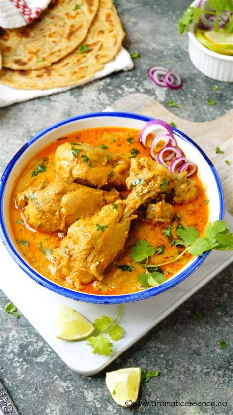 Dahi Chicken Yogurt Marinated Chicken Curry Aromatic Essence