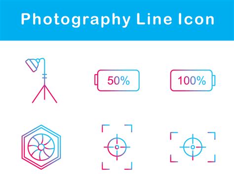 Photography Vector Icon Set 20652970 Vector Art at Vecteezy