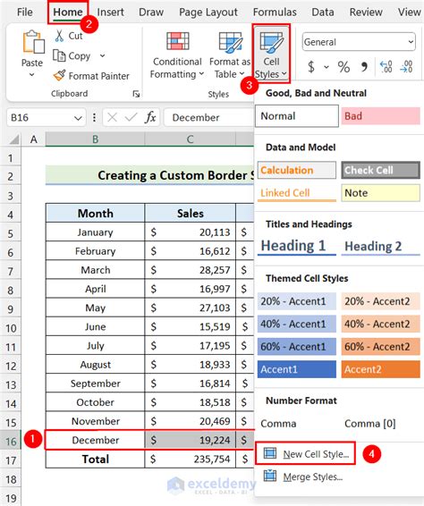 How to Apply Bottom Double Border in Excel (3 Easy Ways) - ExcelDemy