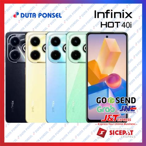 Jual Infinix HOT 40i NFC 8 256 GB Garansi Resmi Shopee Indonesia