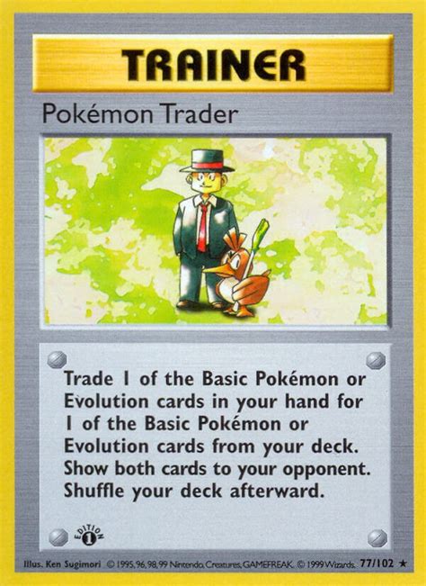 Check De Actuele Waarde Van Je Pokémon Trader 77102 Kaart Uit De Base