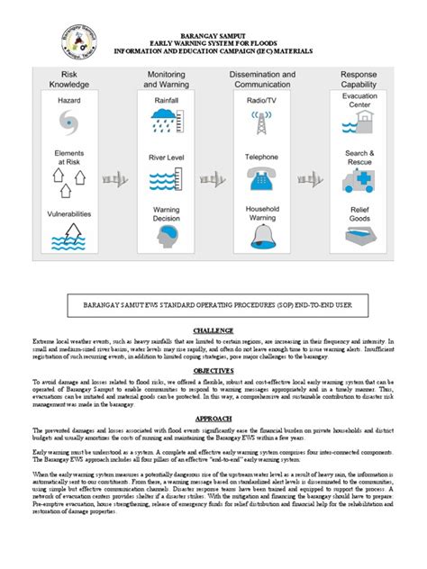 Early Warning System | PDF | Flood | Emergency Management